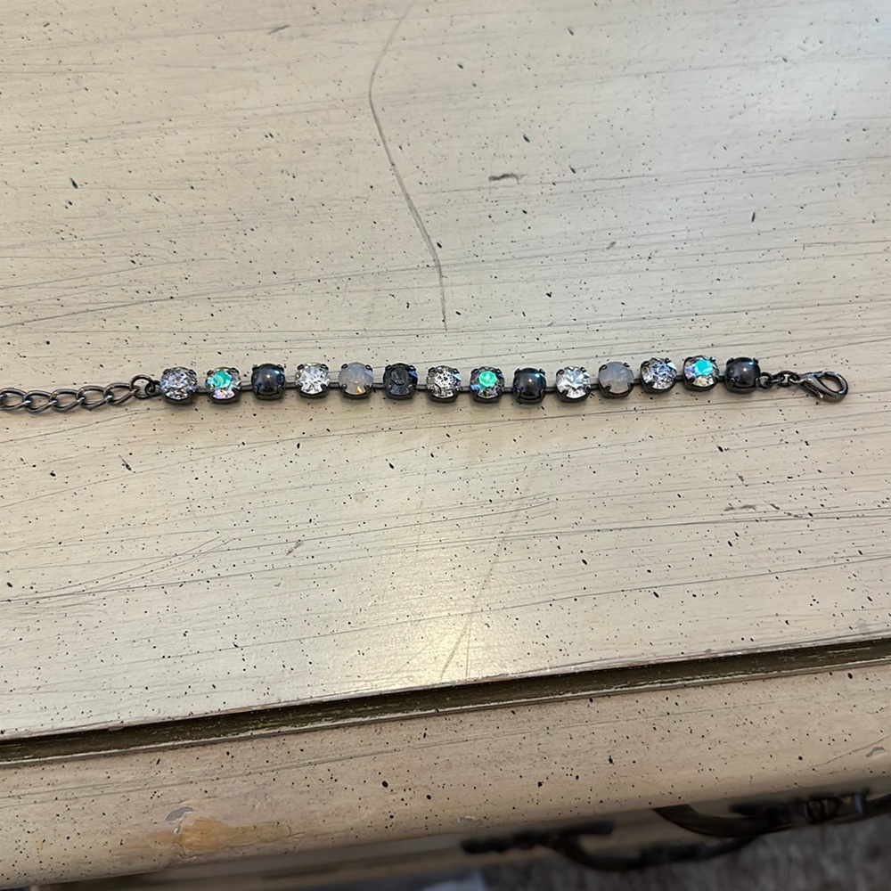 Black, white, and grey bracelet